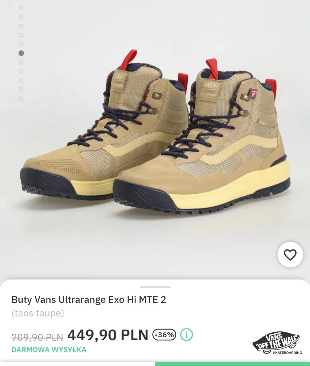 Buty Vans Ultrarange Exo Hi MTE 2, r.38