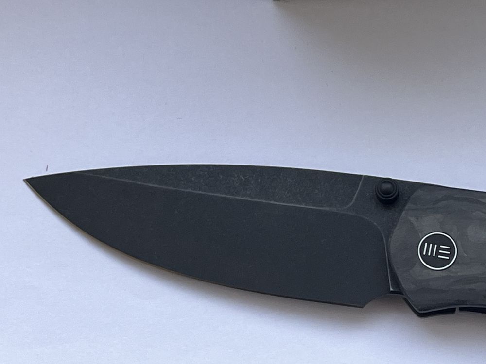 Складной нож We Knife Esprit, marble carbon fiber WE20025A-C