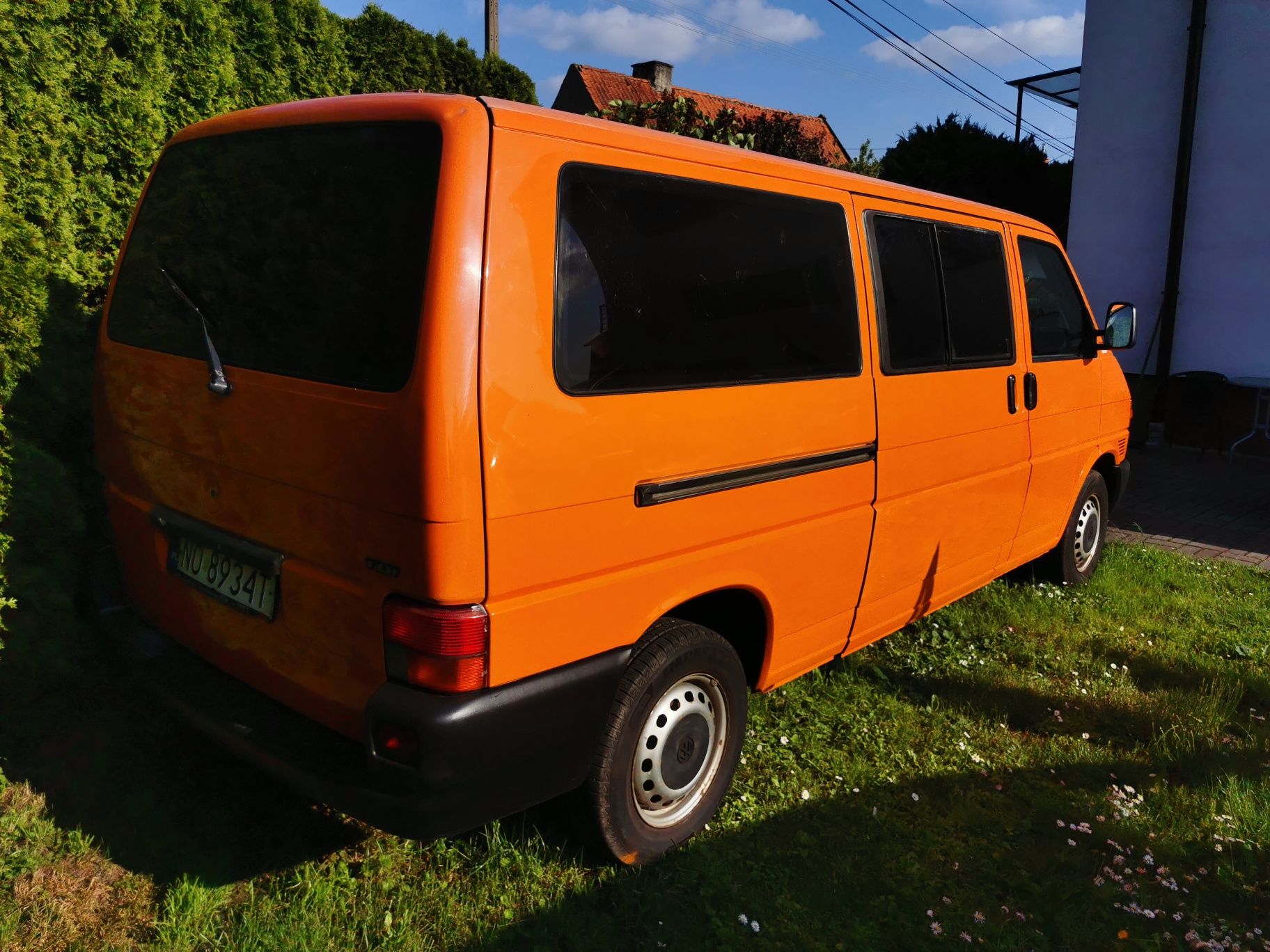Vw t4 2002 r, 102 KM, long, 9 osób, klima,