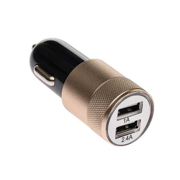 Автомобильное зарядное устройство в прикуриватель на 2 USB/2,4А