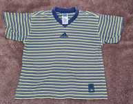 T-shirt w paseczki ADIDAS /116/ 5-6 lat