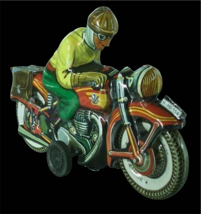 Brinquedo lata antigo