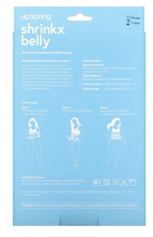 Upspring shrinkx belly післяпологовий бандаж s/m