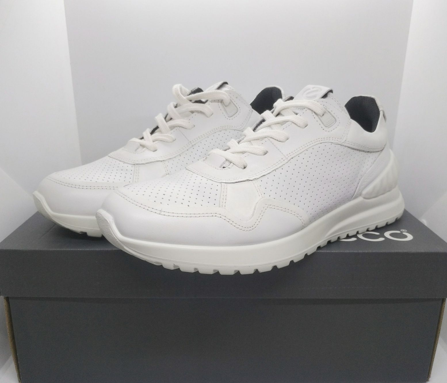 кожаные 27 28 28,5 29см кроссовки Ecco оригинал