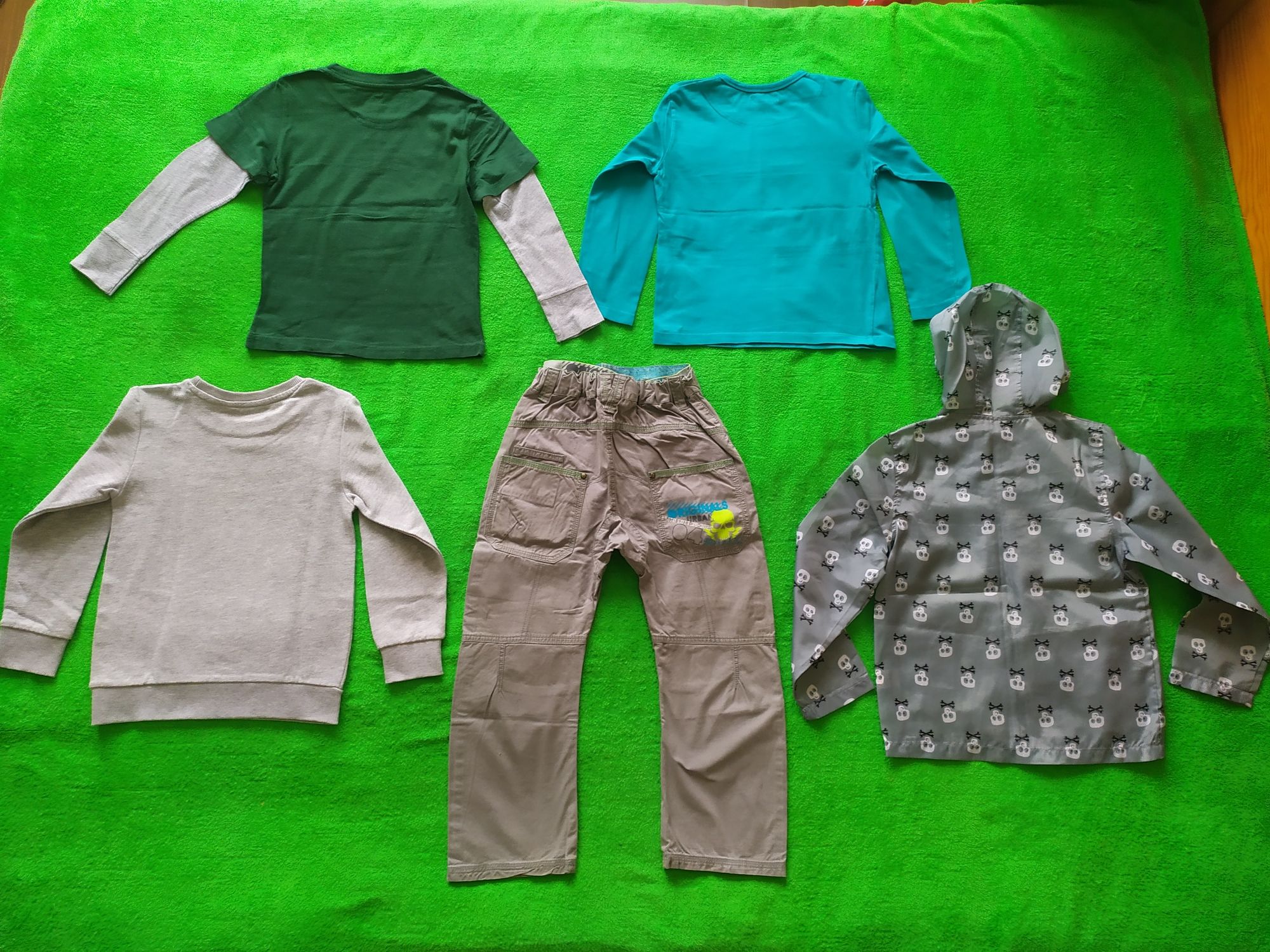 Рубашки, регланы, свитера, джинсы, шорты, майки Н&М Некст 6-8 л.