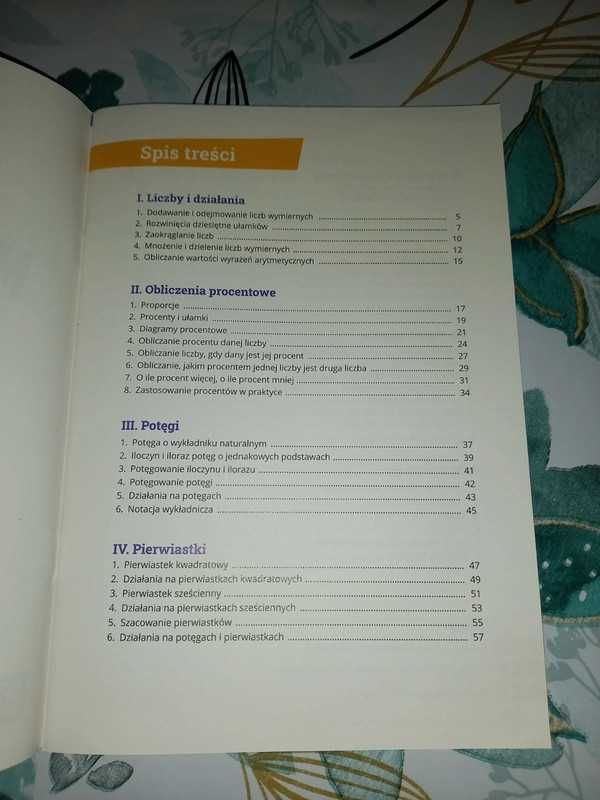 Matematyka w punkt ćwiczenia klasa 7
