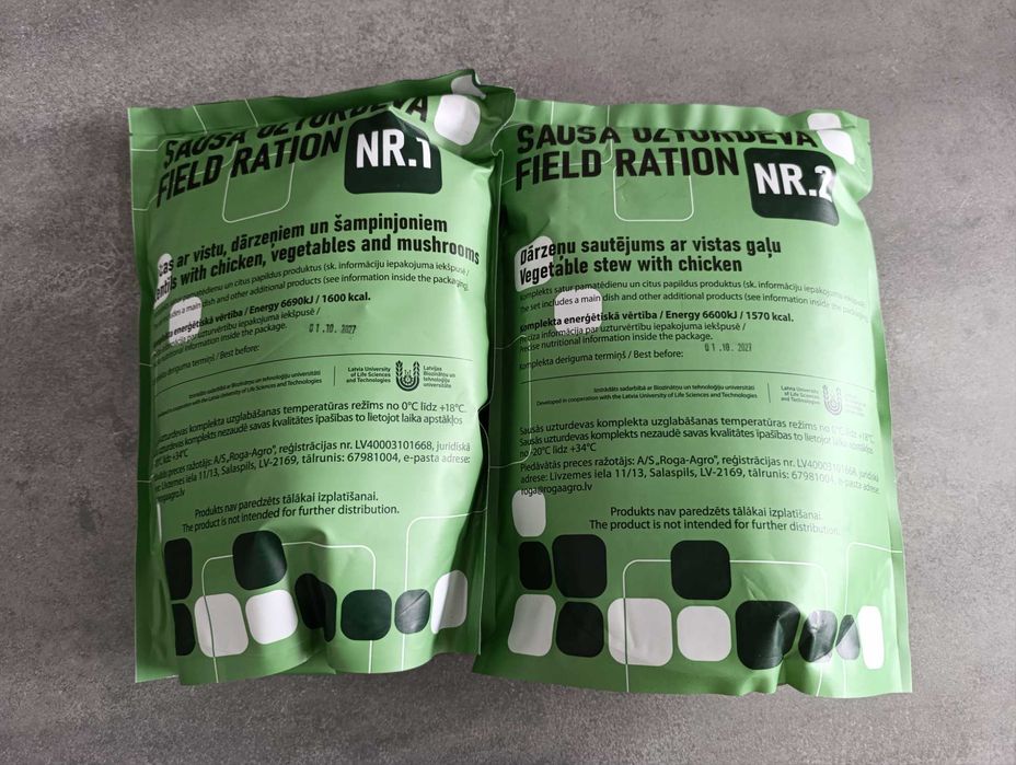 Racja żywnościowa Łotwa 2 szt
