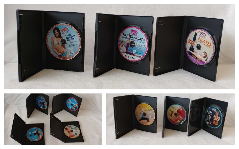 DVD Shape zestaw ćwiczeń joga pilates ćwiczenia płaski brzuch ramiona