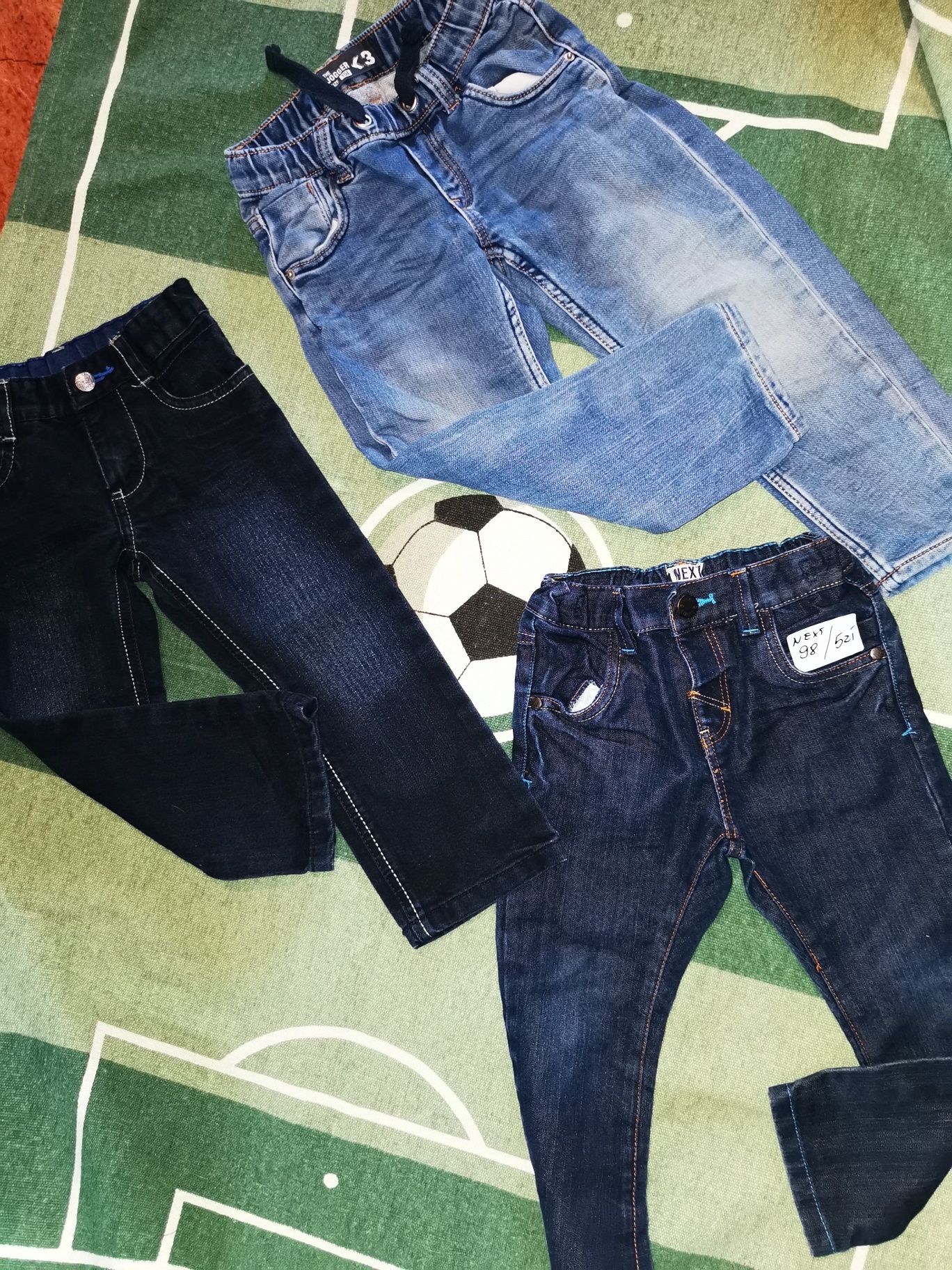 3 pary spodni jeans chłopiec 98cm