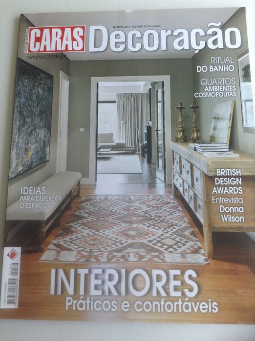 Lote de Revistas Casa Viva e Caras Decoração