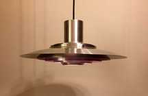Candeeiro dinamarquês Kastholm P376 para a Nordisk Solar Compagni 1964