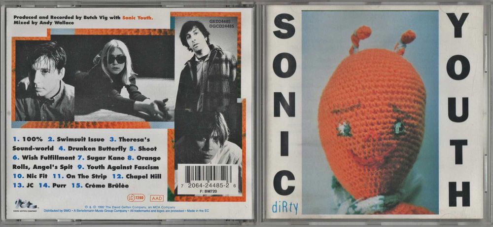 Sonic Youth - Dirty (1992) [Alternative Rock, Noise, Indie Rock] RARO