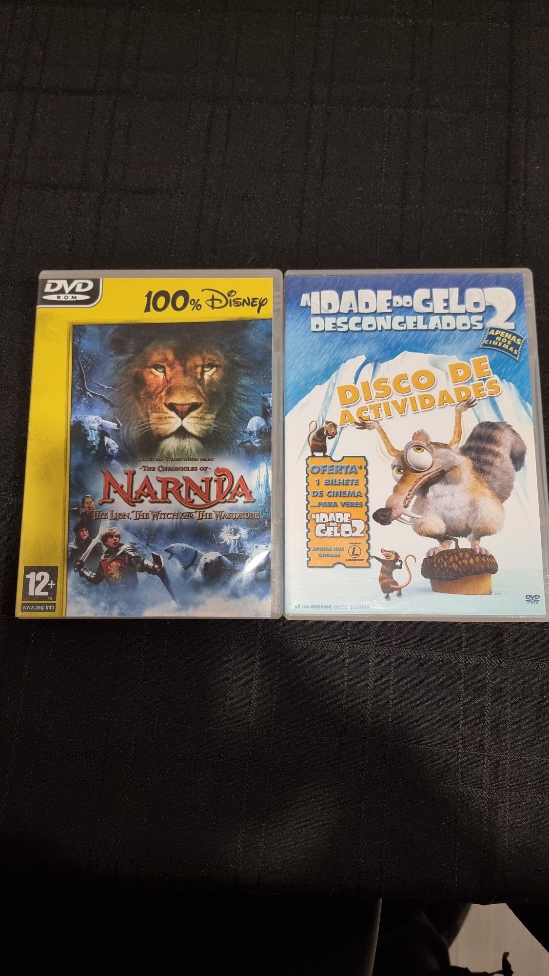Jogos para ps2, PC e 2 filmes DVD