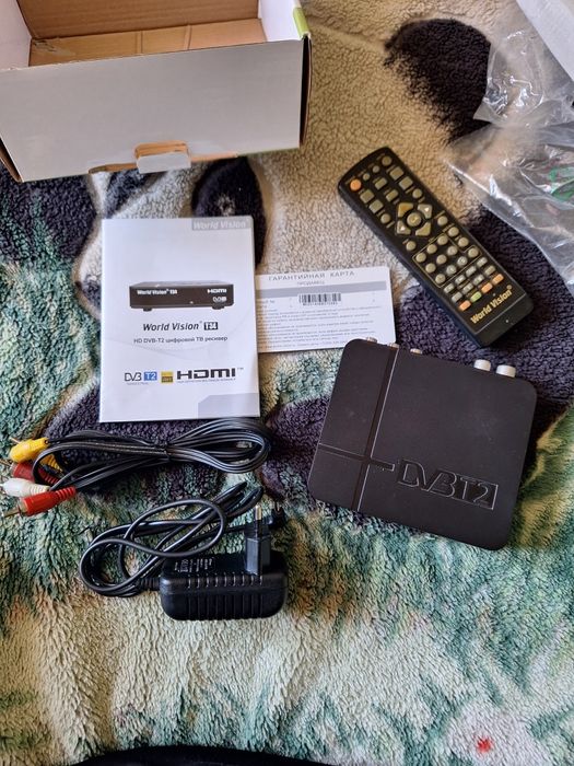 Цифровий ТВ приймач World Vision T34 (Т2 тюнер)