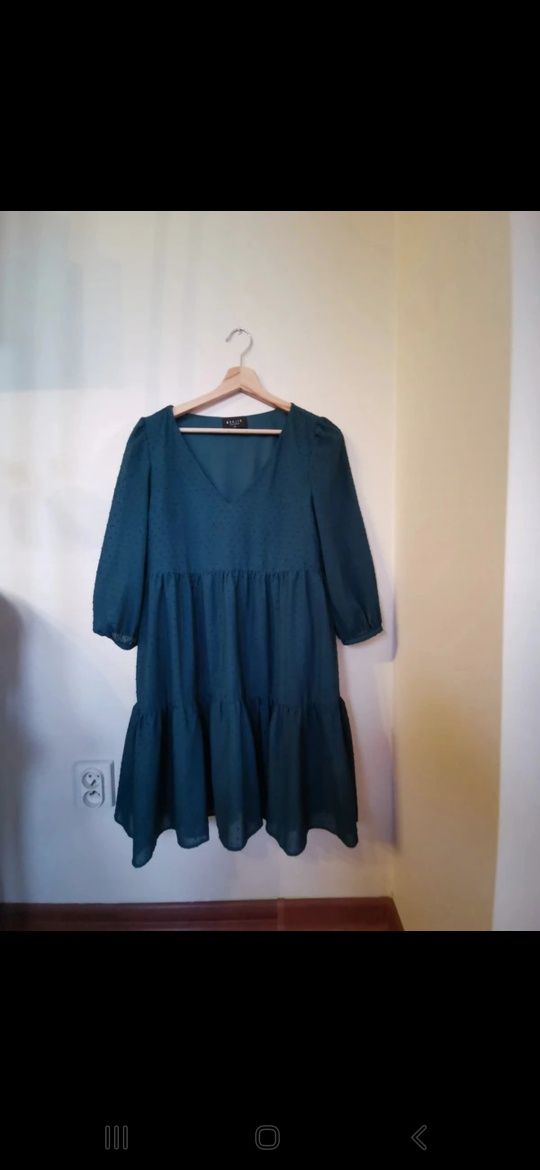 Butelkowa zielona sukienka plumenti monitor xxs 32