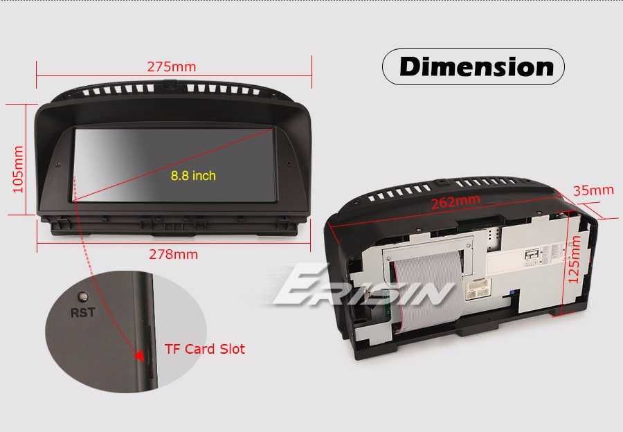 Radio Tablet USB GPS WiFi 4G CarPlay Android BMW Seria 7 E65 E66 CCC