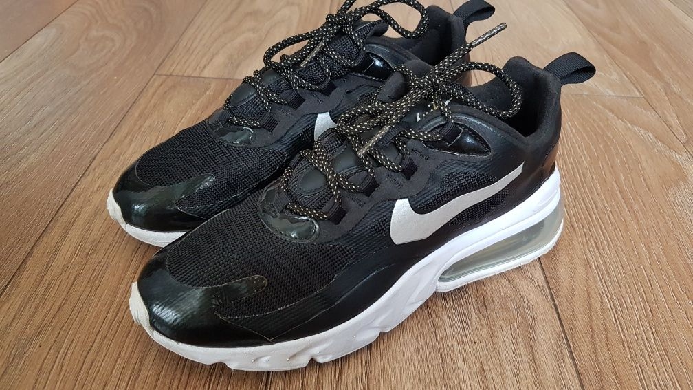 Buty Nike Air Max 270 React Black rozmiar  38,5 okazja Sneakers