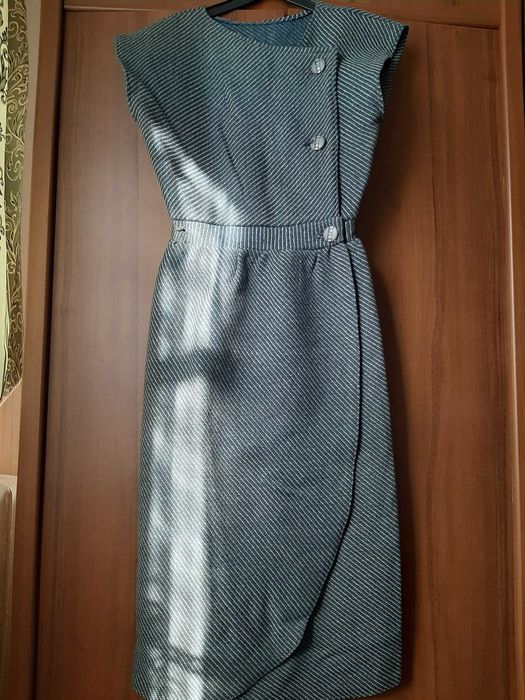 Сарафан з пальтової тканини