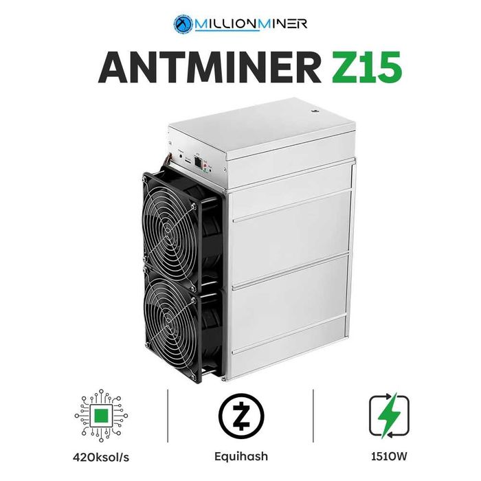Antminer Z15 450 ksol equinash