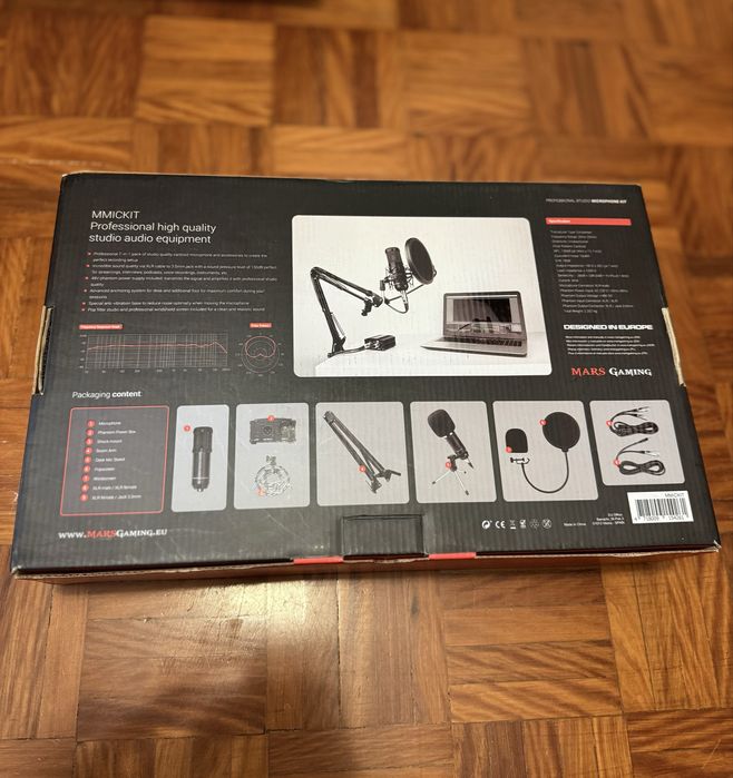 Conjunto microfone 7in1 Mars Gaming