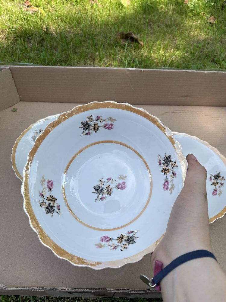 3 miski z chinskiej porcelany