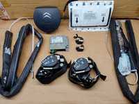Poduszki air bag kurtyny pasy sensory komplet Citroen C4 04-10 rok