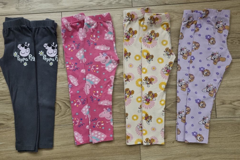 Legginsy dla dziewczynki rozm. 98/104 / Lupilu / Sinsay / Bliźniaczki