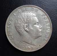 Moeda 1.000 Réis Prata 1899 D. Carlos I