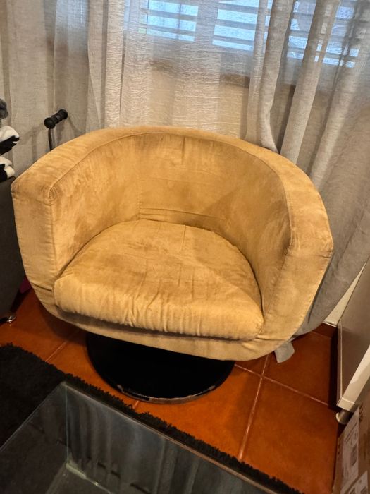 Cadeira de puff  sala