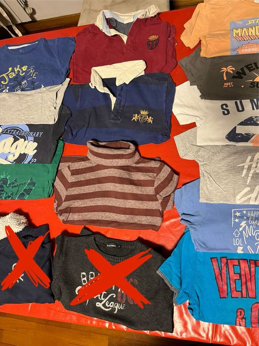 Lote (F) Conjunto peças Roupa Criança 4-5 anos