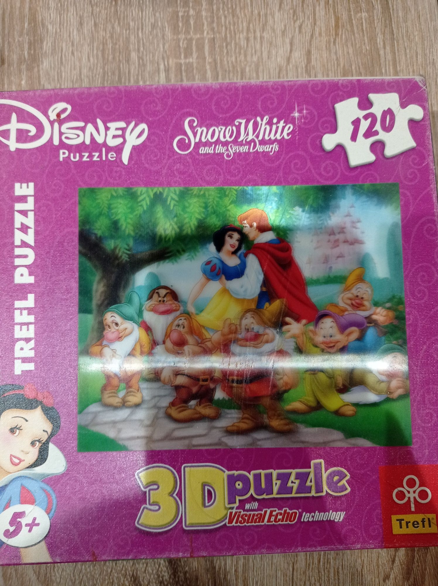 Puzzle 3D ze Snow White 120 elementów.