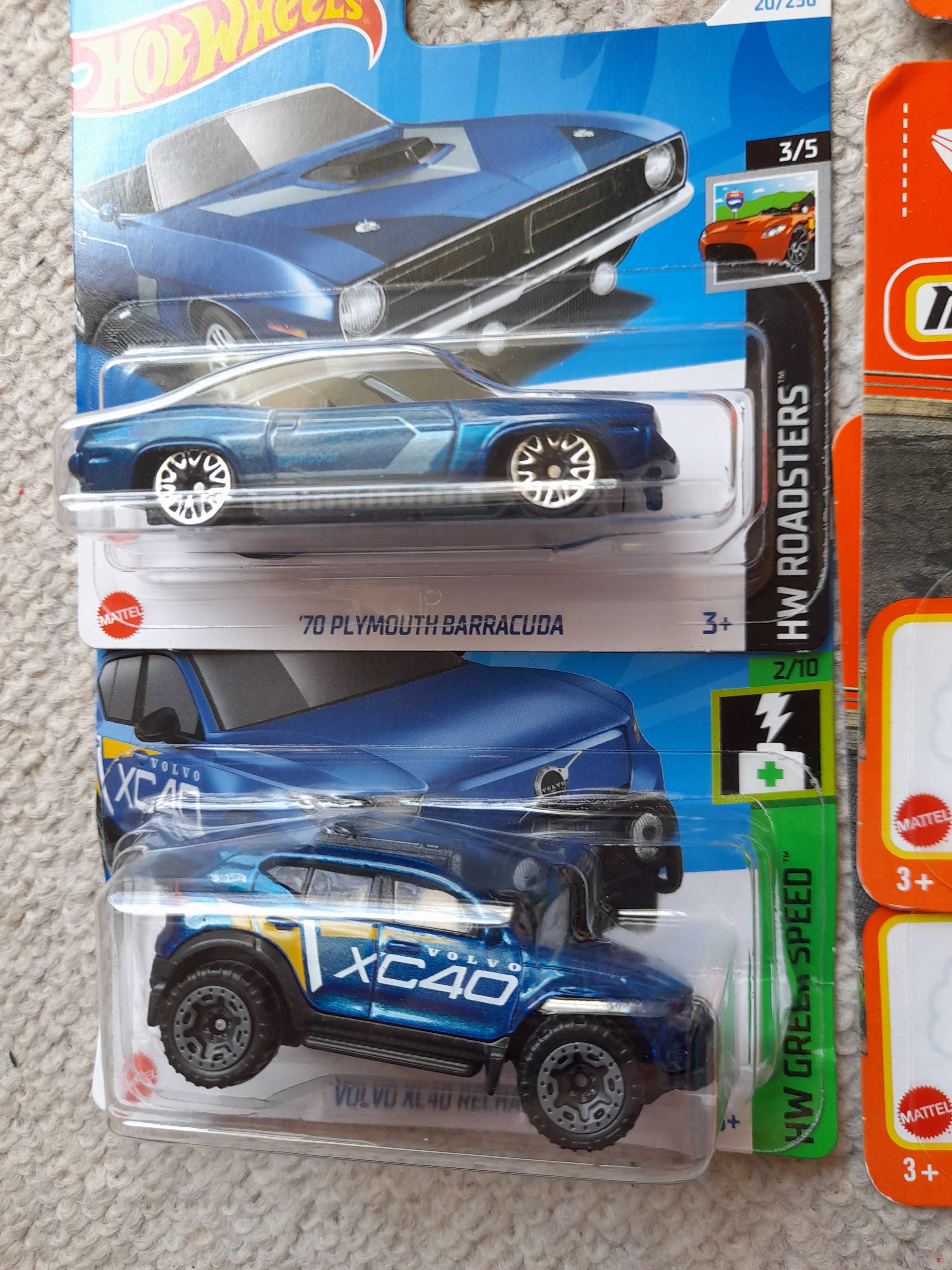 Zestaw Matchbox Hot Wheels fabrycznie zapakowane