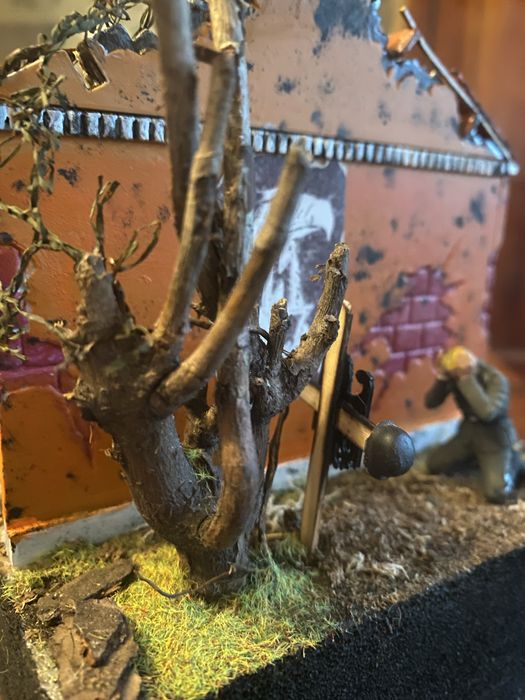 Танк Пантера у діарамі с піхотою 1:35