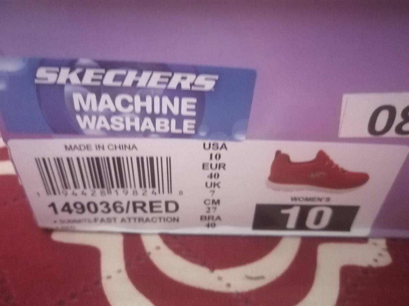 Женские новые красные кроссовки Skechers 40-40.5 р. (7)