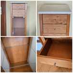 Komoda szafka łazienkowa Villeroy&Boch, blat marmur breccia 115x43x35