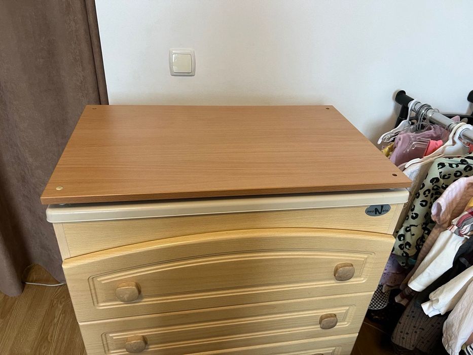 Дитячий комод - сповивач, пеленальний комод з ванночкою Neonato Roma