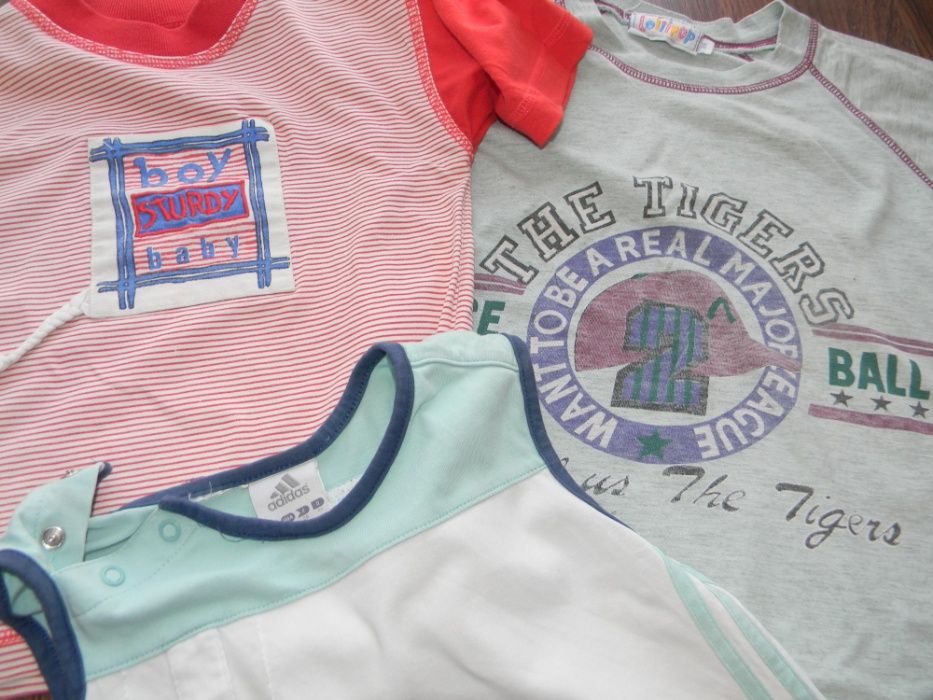 Spodnie narciarskie Adidas 92 -98 polar koszula 17szt