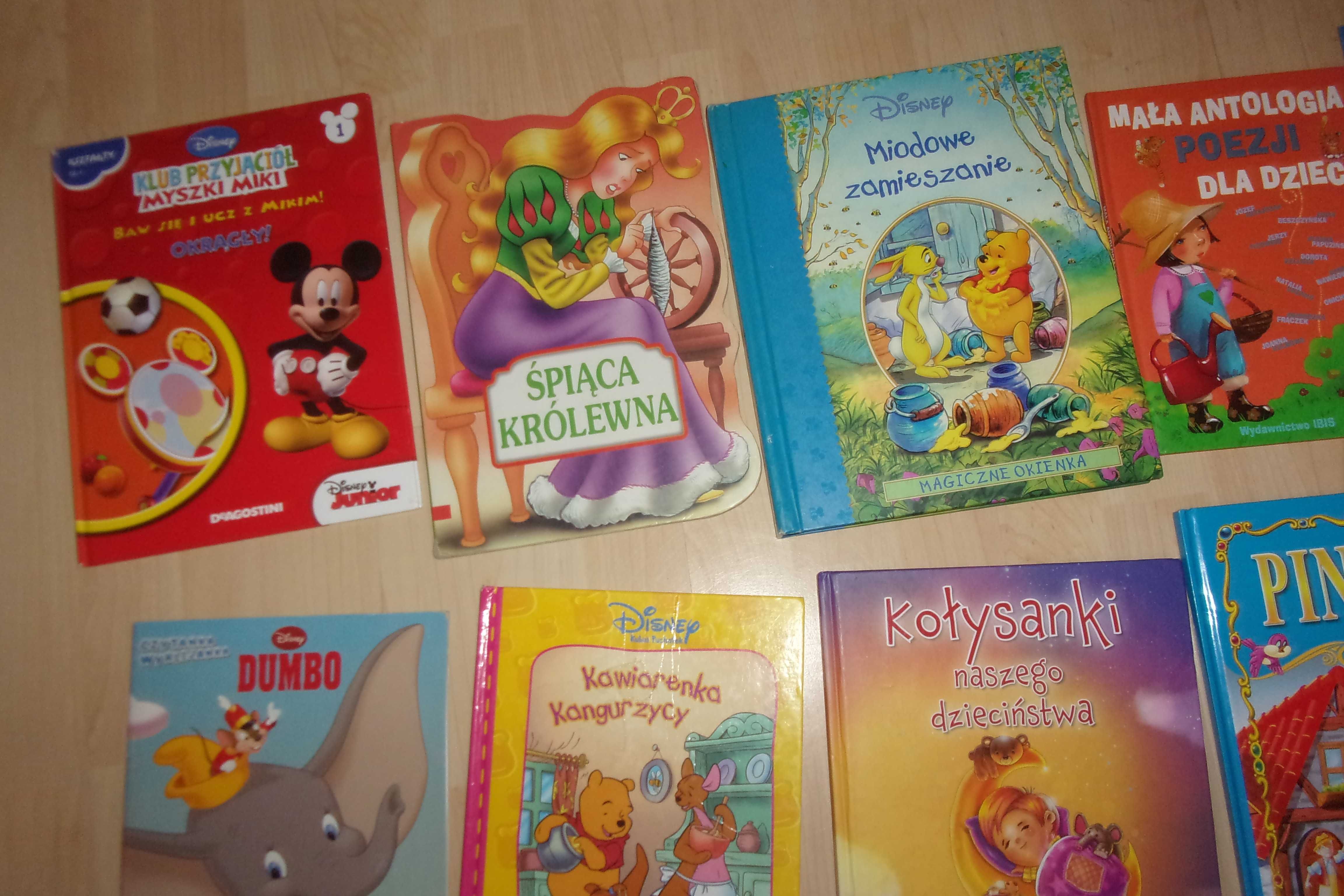 bajki disney kubuś puchatek miodowe zamieszanie mickey pinokio Dumbo