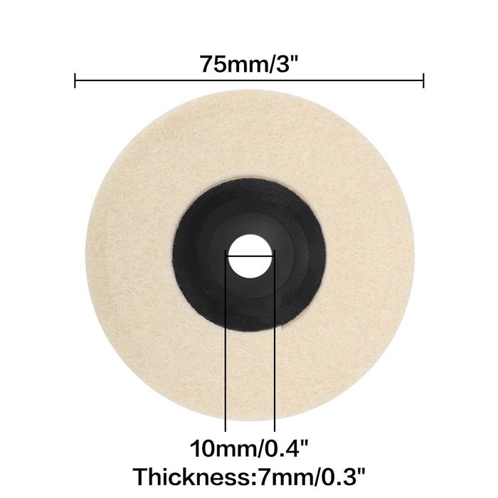 Tarcza polerska do szlifierki 75 mm 76 mm NOWA