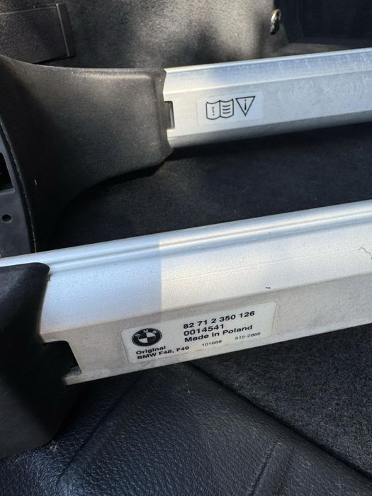 Поперечні рейлінги на дах для X1 F48 б/у