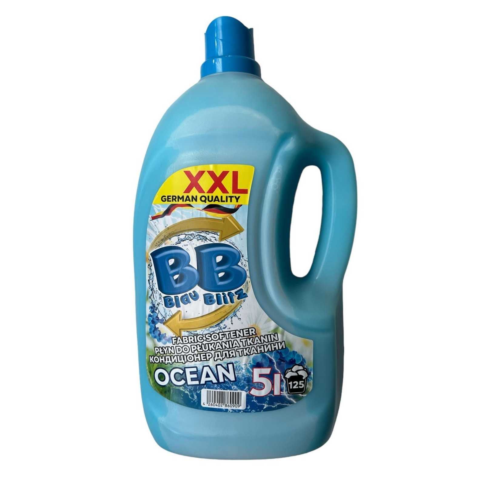 Niemiecki płyn do płukania tkanin Blau Blitz 5 litrów Ocean