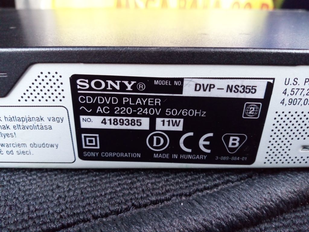 Odtwarzacz dvd Sony