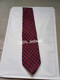 Burberrys jedwabny krawat vintage