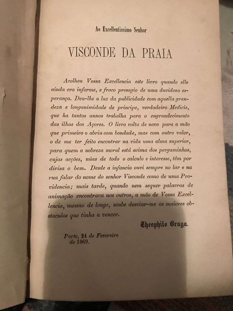Teophilo Braga lote 5 livros antigos ,Folhas verdes2 ed, etc