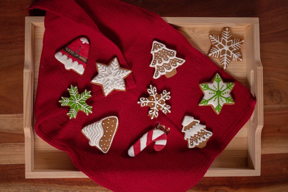Pierniki pierniczki świąteczne, dekoracyjne, ręcznie zdobione
