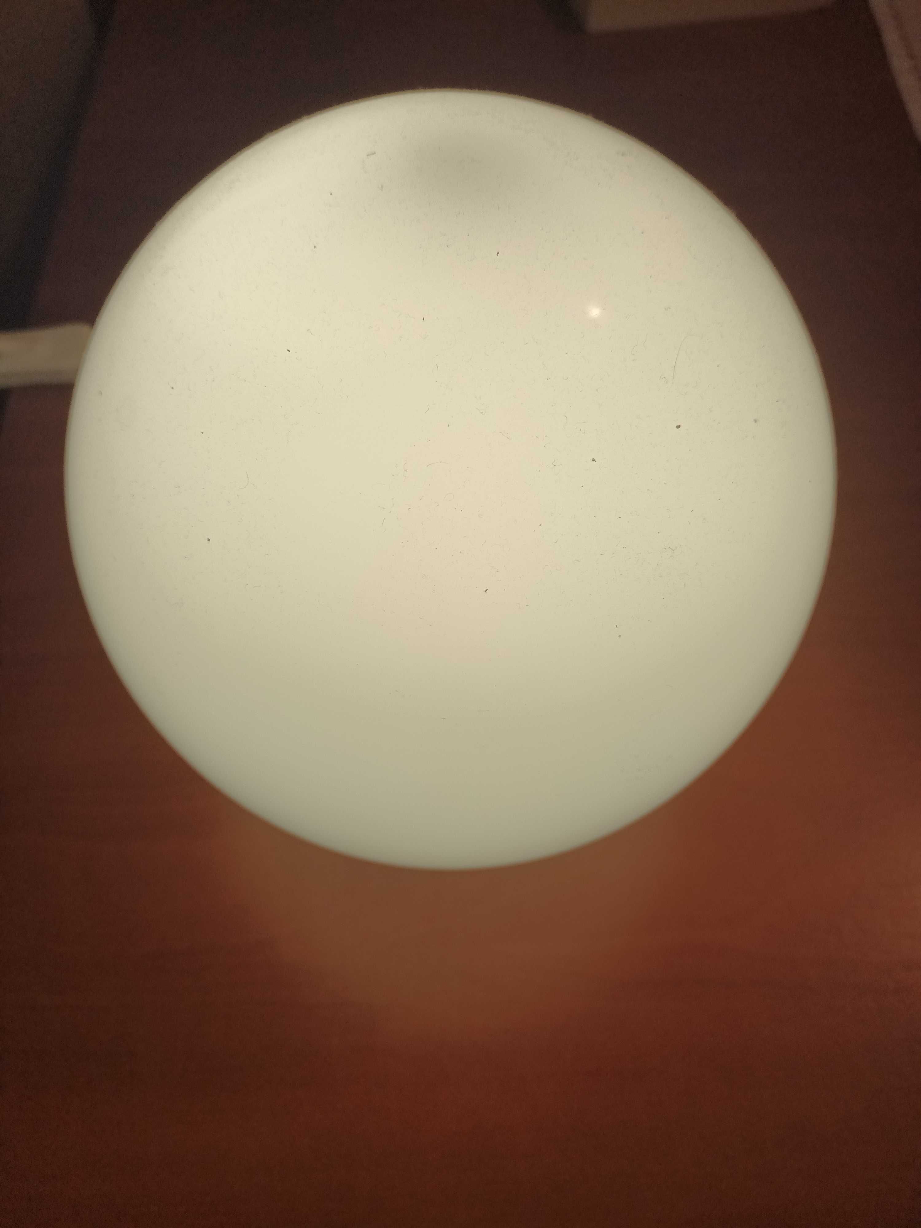 Candeeiros de mesa bola branco 17cm