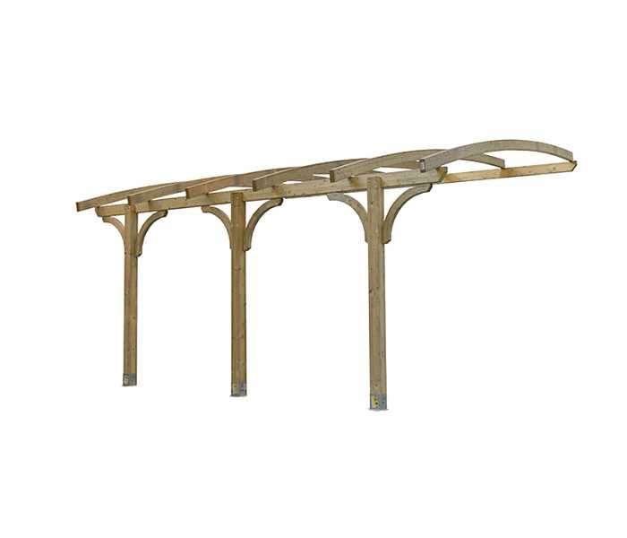 Zadaszenie tarasu, wiata, carport, garaż, konstrukcja, łuk 450x525 cm