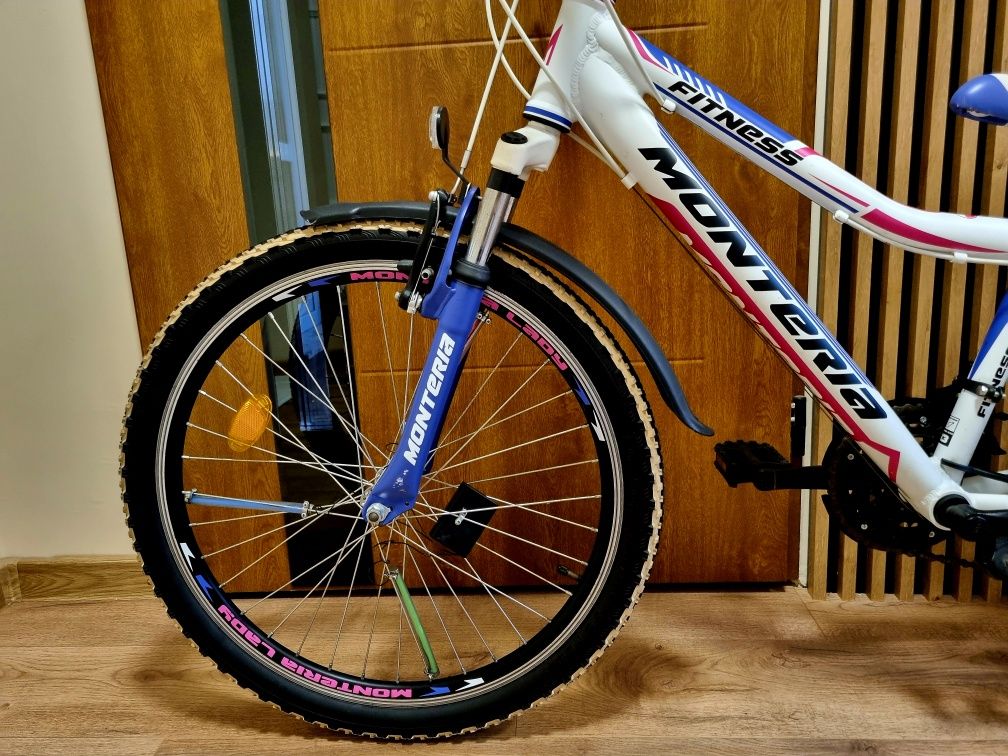Monteria Fitness Rower dziecięcy Koła 24 cale Aluminiowa Rama