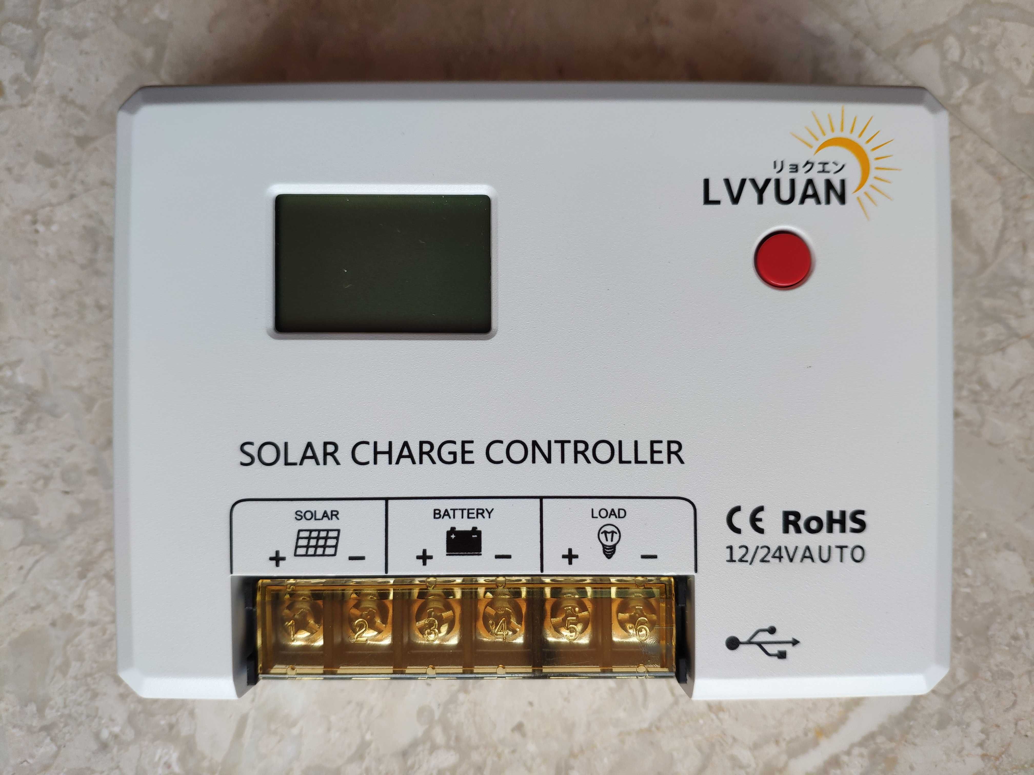 Солнечный MPPT контроллер заряда LVYUAN 30A