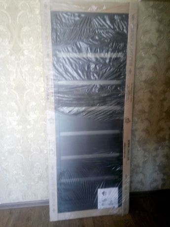 Дверное полотно ОМиС Лагуна с белым стеклом 800 мм